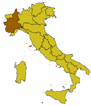 Posición del municipio en Italia